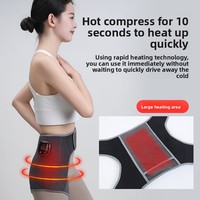 Ceinture de massage chauffante sans fil à lumière rouge pour les articulations de la hanche, enveloppement inguinal, chauffe-jambes, compresse chaude électrique, attelle de cuisse, masseur de hanche