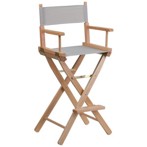 Venta al por mayor personalizado OK muestra dormitorio exterior plegable Metal barato playa Kamp Sandalyesi Director silla hecha de madera - Product Image 4
