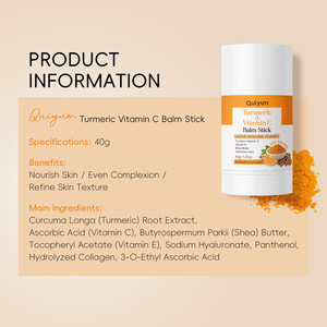 Bâton de baume au curcuma et à la vitamine <span class=keywords><strong>C</strong></span> QUIYUM 40g – Traitement ciblé pour le teint terne du visage et crème pour le cou - Product Image 4