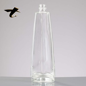 Botella <span class=keywords><strong>de</strong></span> Vidrio Transparente para <span class=keywords><strong>Vodka</strong></span>, Whisky, Brandy, 750 ml, 700 ml, 500 ml, con Tapa <span class=keywords><strong>de</strong></span> Rosca - Product Image 3