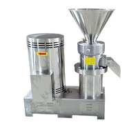Petite machine à sauce à broyeur colloïdal en acier inoxydable, broyeur multifonctionnel pour piments, sésame, beurre de cacahuète et pâte d'os, capacité 10-35 kg