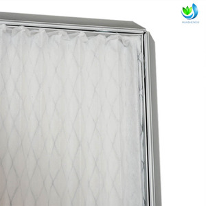 Tùy chỉnh HVAC F6-F9 trắng hiệu quả cao gấp Bộ lọc không khí gấp khung nhôm thay thế bộ lọc dễ dàng tháo rời - Product Image 6