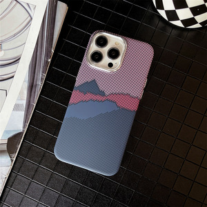 Custodia sottile in carbonio opaco di lusso con motivo <span class=keywords><strong>Cloud</strong></span> Cover personalizzata per <span class=keywords><strong>iPhone</strong></span> 12 13 14 15 16 Pro Max - Product Image 3