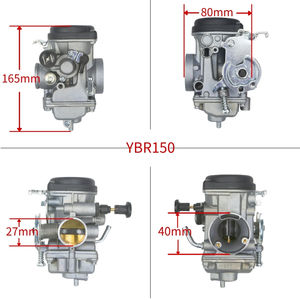 Yama <span class=keywords><strong>ha</strong></span> YBR150 Motocicleta Sistema de combustible de alto rendimiento Pieza de repuesto Carburador de doble línea - Product Image 2