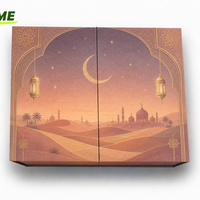 Kalender Advent Ramadan Eid Mubarak 30 Kotak Hadiah untuk Dekorasi Muslim