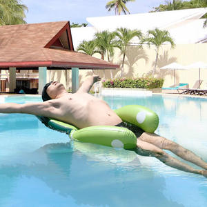 ที่นอนเป่าลม PVC JOSEN แบบพับได้ มีพนักพิงตาข่าย สำหรับผู้ใหญ่-ที่นอนลอยน้ำ - Product Image 3