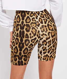 Fashionable <strong>Leopard</strong> <strong>Print</strong> Workout Shorts Athletic Wear for Women Gym Shorts <strong>Leggings</strong> - Product Image 2