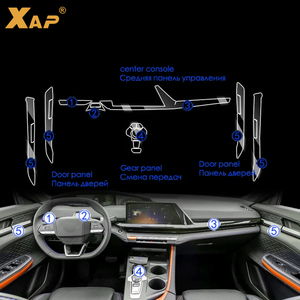 <span class=keywords><strong>Film</strong></span> Transparent Tpu pour Changan UNIV UNI V autocollant de Protection intérieure de voiture contrôle central Navigation Gear porte panneau de fenêtres - Product Image 2