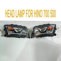 Par de Faros LED para HINO Profile Ranger MEGA 700P Dominator 500P Regulación Eléctrica 2017 Lámpara Delantera