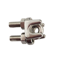 Collier de serrage en U pour câble métallique en acier inoxydable, attache de selle pour accessoires marins