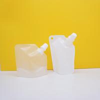 30ml 50ml 100ml pochettes en plastique thermoscellées avec logo personnalisé pochette à bec pour purée alimentaire réutilisable pour bébé