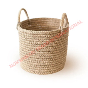 Cesta de Almacenamiento Moderna de Yute, Ecológica, Multifuncional, Decoración del Hogar Sostenible, Regalo - Product Image 1