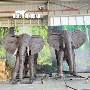 Estatua Robótica de Elefante Animatrónico de Tamaño Real para Parques Zoológicos - Product Image 3