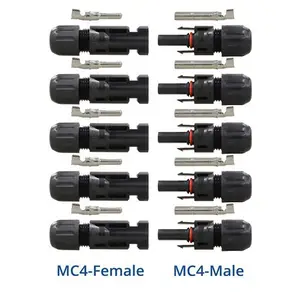 Connector Pv SeanRo TUV Waterproof IP68 Solar Connector DC PV Plug Socket For Solar PV System All Kind