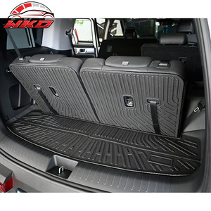 Tapis de coffre arrière pour Hyundai Santa Fe 24-26 avec protection de dossier TPE 6/7 places - Product Image 4