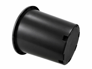 Maceta Redonda de Plástico Negra de 5 Galones con Logotipo Personalizado, Material PP, Fondo Grueso con Múltiples Orificios de Drenaje - Product Image 4