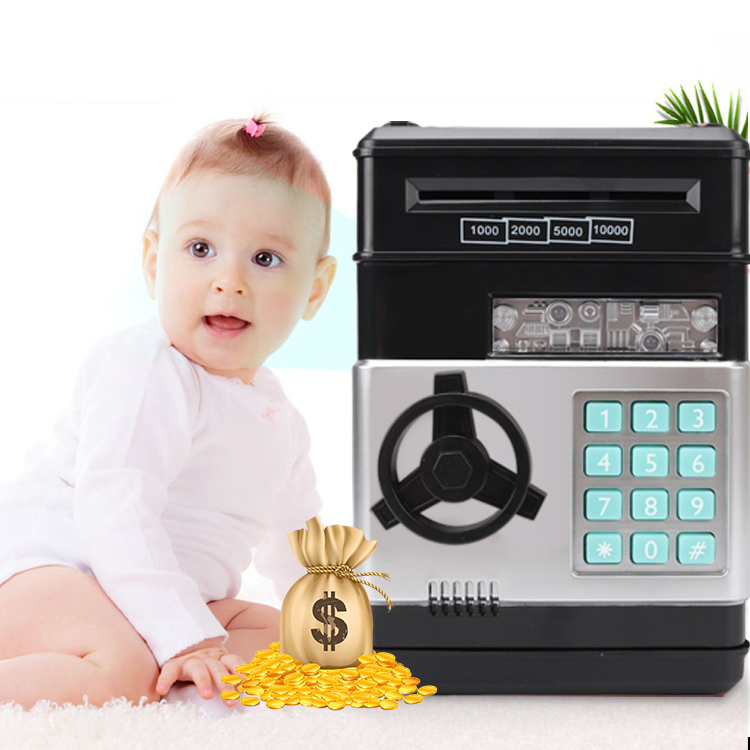 Электронная Копилка Amazon, сейф, коробка для денег, новинка, Детская копилка-Банкомат с паролем для дома, детская игрушка, Копилка-Банкомат