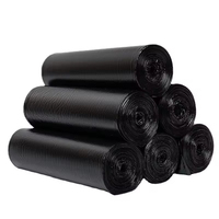 Sacs poubelle en plastique à bouche plate, résistants, sans déchirure, résistants à la chaleur, impression personnalisée, pour restaurants, déchets ménagers, vente en gros