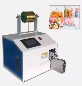 Nouvelle conception intelligente automatique fil d'or cravate attachant la machine de regroupement câble attachant la machine pour divers fils/sacs à pain choses en vrac