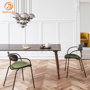 Mesa de Comedor Rectangular de Madera de Mango <span class=keywords><strong>con</strong></span> Marco de Hierro Sólido, Diseño Moderno y Contemporáneo, Estilo Industrial para Cocina o Restaurante - Product Image 2