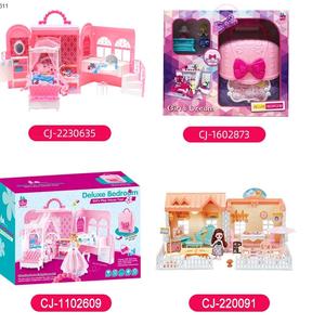 Diy Toy Dollhouse Miniatura Juegos <span class=keywords><strong>de</strong></span> rol Dormitorio Princesa Casa <span class=keywords><strong>de</strong></span> muñecas y accesorios - Product Image 5