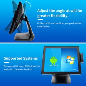 Nhà Máy Nhà sản xuất <span class=keywords><strong>15</strong></span> <span class=keywords><strong>inch</strong></span> màn hình cảm ứng bán lẻ POS thiết bị đầu cuối <span class=keywords><strong>15</strong></span>.6 ''pos hệ thống tiền mặt đăng ký điểm của hệ thống bán hàng - Product Image 3