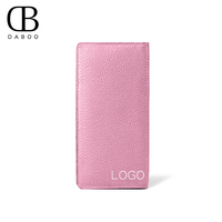 Dompet panjang kulit sapi togo, dompet panjang untuk wanita, dompet kartu mewah modis kualitas tinggi kustom