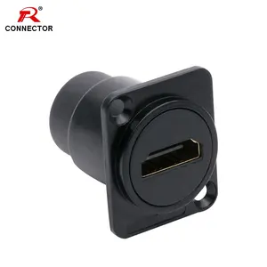 Konektor D Tipe D Konektor Sasis Modul DIN VGA USB 6.35MM 3.5MM RJ11 RCA BNC Konektor Serat Optik