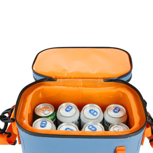 กระเป๋าเก็บความเย็นแบบมีฉนวนสำหรับแคมป์ปิ้ง ใส่กระป๋องได้ 8 กระป๋อง กระเป๋าเป้สะพายหลังสำหรับปิกนิก กระเป๋าเก็บความเย็นแบบกันน้ำ - Product Image 6