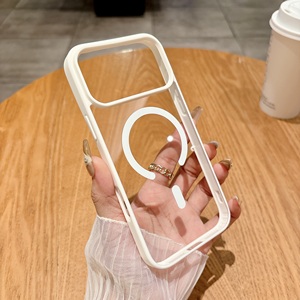 เคสแม่เหล็กสำหรับ <span class=keywords><strong>iPhone</strong></span> 11 12 <span class=keywords><strong>13</strong></span> 14 15 16 17 <span class=keywords><strong>Pro</strong></span> Max หลายสี หลายรุ่น MOQ ต่ำ ขายส่งจากโรงงาน ฝาครอบอะคริลิกใส - Product Image 5