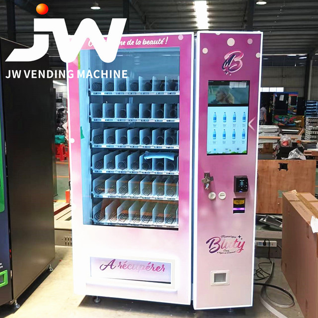 22" Touch Screen Eyelashes and Wig Vending Machine With Color LED Light Beauty and Cosmetic Vending Machine JW Brand