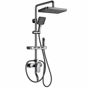 Ensemble De Douche Pour Salle De Bain Avec Pommeau De Douche Pluie Haute Pression Pour Maison - Product Image 1