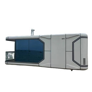 El hotel turístico puede mover la habitación <span class=keywords><strong>de</strong></span> cápsulas, la cápsula espacial blanca se puede dividir, pequeña villa, exportación, decoración exquisita - Product Image 1