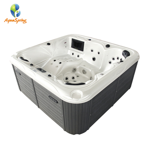 Spa extérieur en acrylique américain de style moderne d'usine, bain à remous de massage pour 6 personnes avec ozonateur - Product Image 4