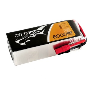 대형 재고 TATTU 8000mAh <span class=keywords><strong>LiPo</strong></span> 6S <span class=keywords><strong>22.2V</strong></span> 배터리 팩 XT60 <span class=keywords><strong>RC</strong></span> <span class=keywords><strong>Lipo</strong></span> 배터리 FPV 드론 UAV 용 - Product Image 4