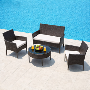 <span class=keywords><strong>Canapé</strong></span> de patio contemporain avec confort extérieur, conçu autour <span class=keywords><strong>d</strong></span>'un ensemble de canapés de patio en rotin et <span class=keywords><strong>d</strong></span>'un ensemble de canapés <span class=keywords><strong>d</strong></span>'extérieur en <span class=keywords><strong>bois</strong></span> et plastique - Product Image 2