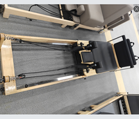 Máquina de Pilates Reformer Plegable de Madera de Arce de Alta Calidad a Precio de Fábrica, Equipo de Pilates Core Bed, Reformer de Pilates Plegable