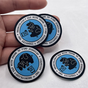 Etiqueta tejida de algodón NFC personalizada para vestido, etiquetas de ropa hechas a mano con logotipo, etiquetas de tela para prendas. - Product Image 1