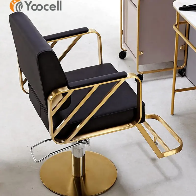 Yooacell — fauteuil de maquillage en acier, nouveau Design, moderne à la mode, pour Salon de coiffure, en promotion