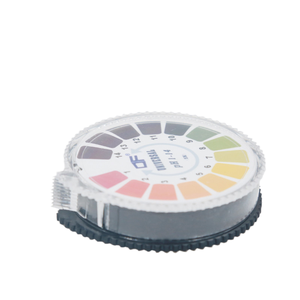 Tiras Reactivas de pH Universales, Rango 0-14, 80x5mm, para Análisis de Agua, Cosméticos, Jugos y Orina, Caja de 25 Paquetes - Product Image 1