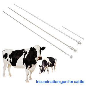 Pistola de Inseminación Artificial Veterinaria para Ganado Vacuno y Ovino, Pistola Manual de Inyección de Semen para Vacas y Cabras, Pistola de Inseminación Artificial de Acero Inoxidable en Venta - Product Image 2