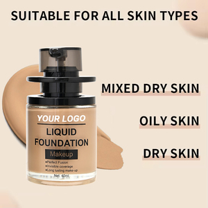 Base de Maquillaje Líquida Vegana de Larga Duración, Resistente al Agua, con Acabado Mate, Marca Privada con Logotipo OEM, Base de Maquillaje <span class=keywords><strong>Fit</strong></span> <span class=keywords><strong>Me</strong></span> - Product Image 3