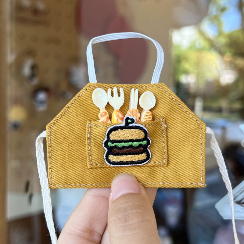 Delantal vajilla pan amarillo