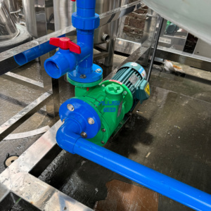 ถังผสมสารเคมีพีวีซีขนาด50-5000ลิตร PP PE PVC ป้องกันการกัดกร่อนน้ำยาซักผ้าเหลวสำหรับใช้ในห้องน้ำผสมกรดสูง - Product Image 5