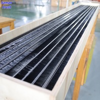Cepillo de tira de nailon ignífugo UL94 V0 para gestión de cables en racks de servidores de centros de datos y sellado de flujo de aire en gabinetes