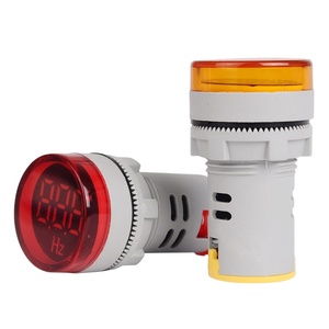 Fréquencemètre numérique ST16HZ 20-75Hz 22mm, affichage LED simple, fréquencemètre Hertz, type rond, alimentation 80-500VAC, indicateur Z35 - Product Image 1