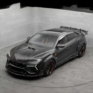 Convient pour la mise à niveau et la modification de la <span class=keywords><strong>Lamborghini</strong></span> <span class=keywords><strong>Urus</strong></span>, kit large carrosserie en carbone sec de troisième génération <span class=keywords><strong>Mansory</strong></span> - Product Image 5