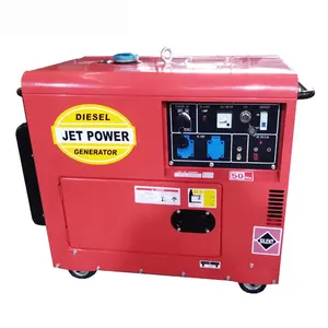 Gerador diesel 6kv portátil standby power genset para uso doméstico