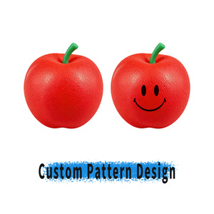 Venta al por Mayor de 3000 Piezas de Pelotas Antiestrés de Silicona con Forma de Manzana, Juguetes Blandos de Espuma Plástica, Mini Pelotas Unisex para Aliviar el Estrés, para Revendedores al por Mayor - Product Image 1