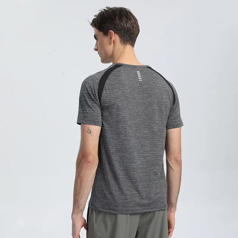 Custom Printing Logo Sports Men's T-shirts Customized Wholesale Blank Men 100% Polyester Quick Dry Tshirts